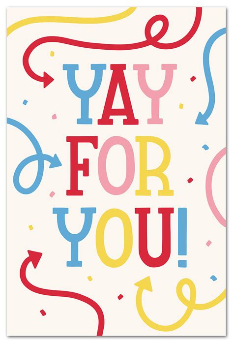 Yay For You! card | Congratulations | Cardthartic.com