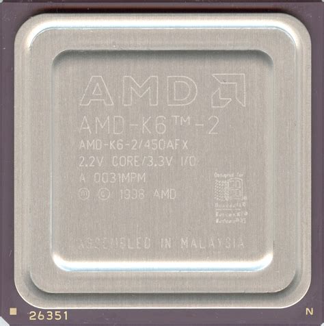 AMD K6-2 450 - Hardware museum