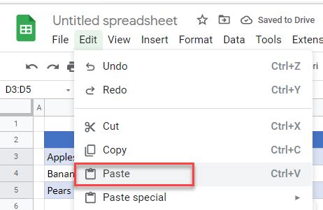 How to Copy and Paste Multiple Cells in Excel & Google Sheets - Automate Excel