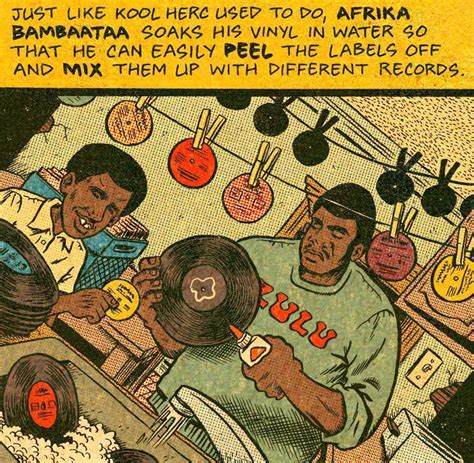 33 . 45 RPM | Afrika bambaataa, Comic frame, Hip hop art