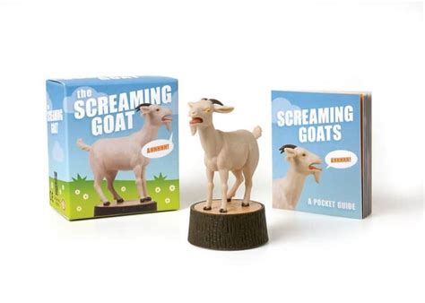 Running Press The Screaming Goat Toy (Book & Figure) – NoveltyStreet