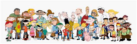 The Hey Arnold Characters Cast - Character Hey Arnold Cast, HD Png ...