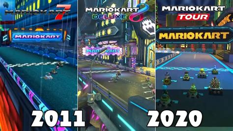 Evolution Of 3DS Neo Bowser City Course In Mario Kart Games [2011-2020] - YouTube