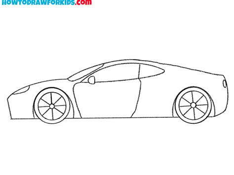 How to Draw a Cool Car - Easy Drawing Tutorial For Kids