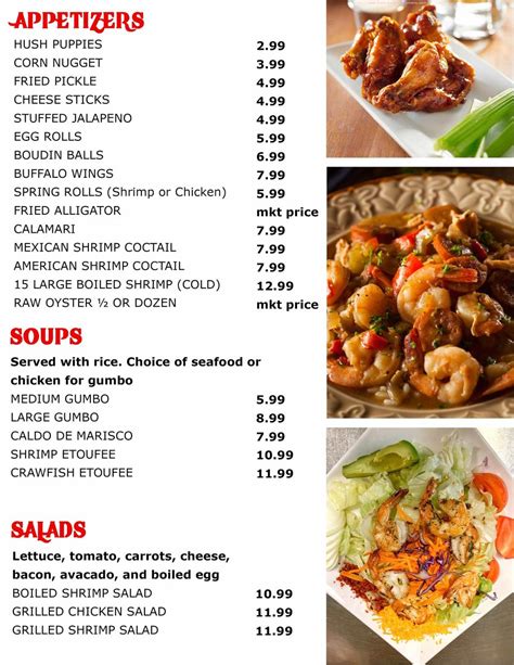 Online Menu of Baytown Seafood Restaurant Restaurant, Pearland, Texas, 77581 - Zmenu