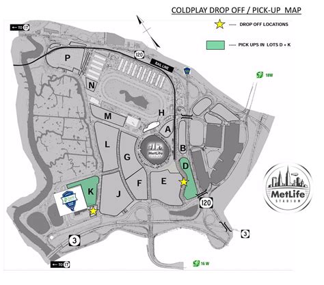 Metlife Stadium Parking Lot Map