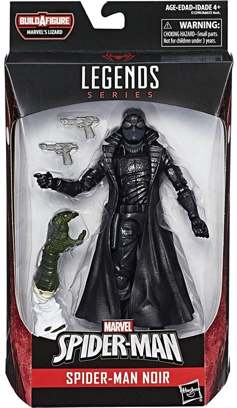 Marvel Spider-Man Marvel Legends Lizard Series Spider-Man Noir 6 Action ...