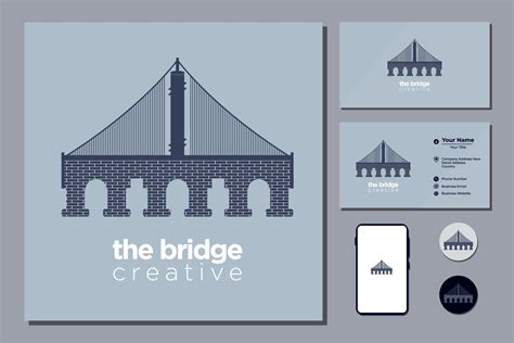 Bridge illustration logo vector template 7528996 Vector Art at Vecteezy