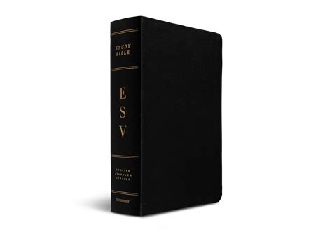 ESV Study Bible (Genuine Leather, Black) – Westminster Bookstore