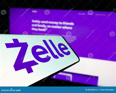 Mobile Phone with Logo of American Digital Payments Company Zelle on ...