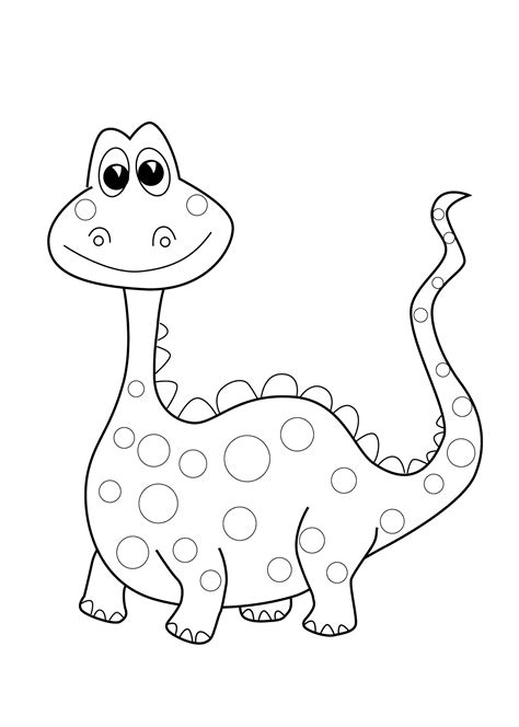 Dinosaur Coloring Pages Preschool