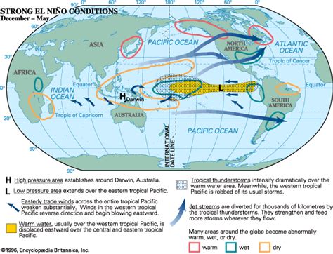 El Niño | Oceanic & Climatic Impacts, Causes & Effects | Britannica