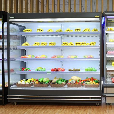 Four Layer Freezer Fridge/ Best Price Milk Display Multi-Deck Open Chiller for Supermarket ...