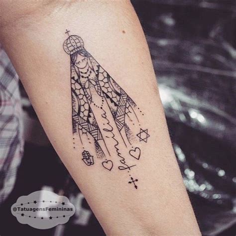 nossa senhora aparecida tatuagem - Pesquisa Google | Símbolos tattoo, Tipografias tatuaje ...