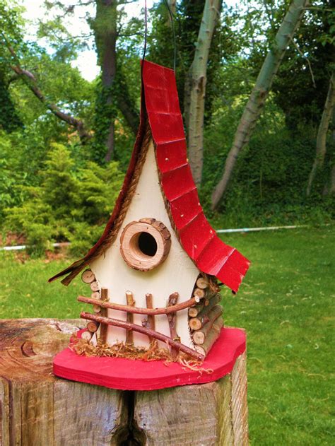 Bird House, Functional and Decorative Birdhouse, Unique and Whimsical Birdhouse in Color Options ...