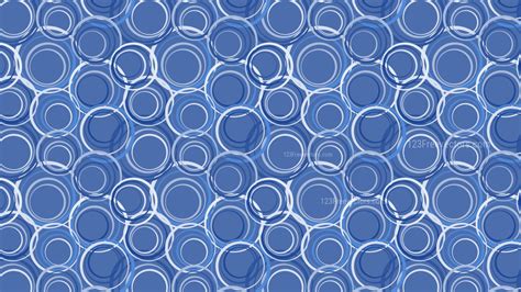 Blue Seamless Circle Pattern