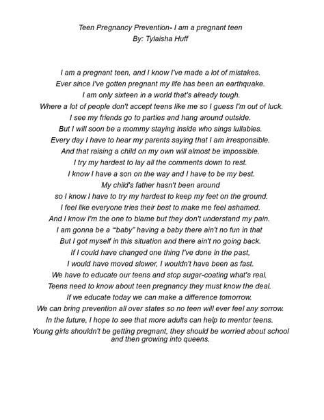 Beautiful Pregnancy Poems