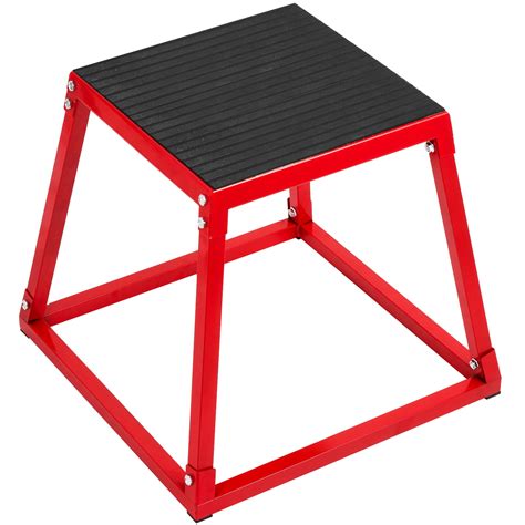 VEVOR Plyometric Jump Box 18 in Fitness Exercise Jump Box Step Plyometric Platform Box for ...