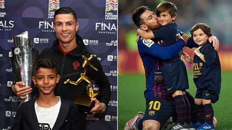 Messi's Sons vs Cristiano Ronaldo Jr. | 2020 Footballer Son Legend ...