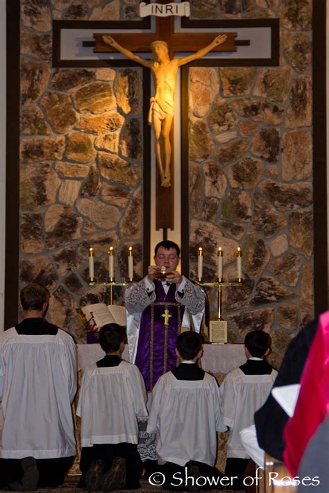 Shower of Roses: Our First Latin Mass :: Quinquagesima Sunday