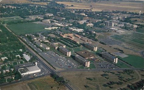 Aerial view of University of California Davis, CA Postcard