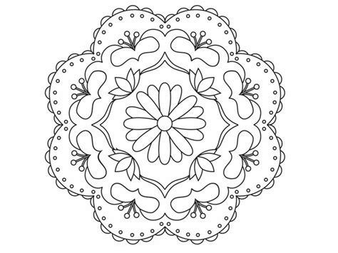 Rangoli Designs Coloring Pages Printable Coloring Pages