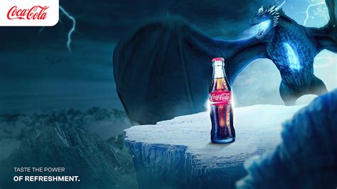 Coca-Cola cool taste ad on Behance