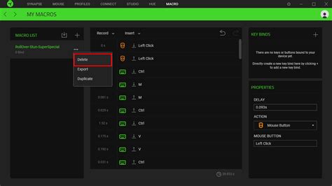 How to create macros on a Razer Mouse