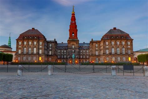 Parliament Christiansborg View From Kobmagergade Editorial Stock Photo ...