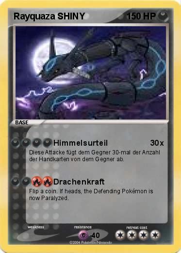 Pokémon Rayquaza SHINY 5 5 - Himmelsurteil - My Pokemon Card