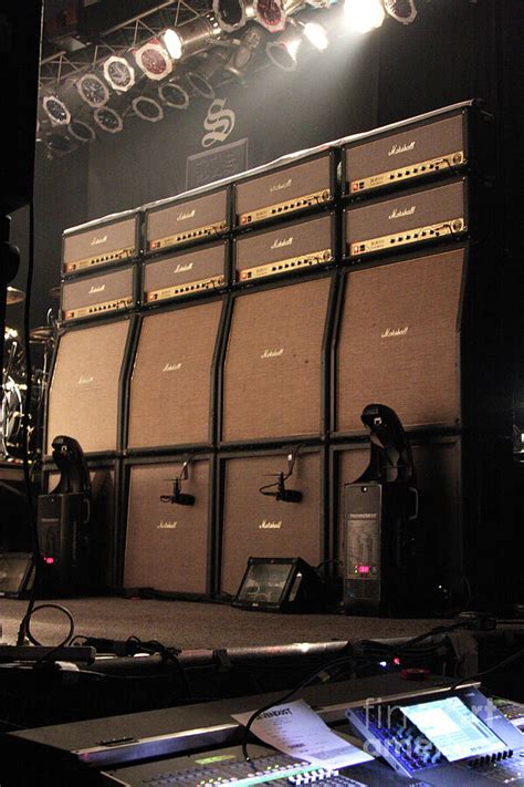 Stack of Marshall Amps Photograph by Concert Photos