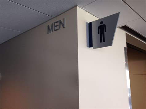 Restroom Signage | Bathroom signage, Signage design, Restrooms signage