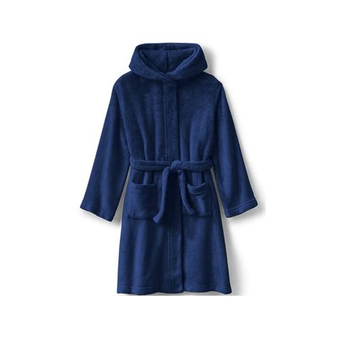 Lands' End Kids Fleece Hooded Robe - Walmart.com