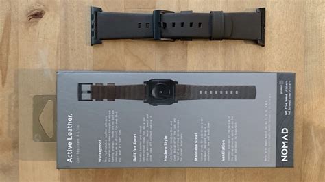 GeekDad Review: Nomad Active Leather Strap Is a Waterproof Leather Apple Watch Band - GeekDad