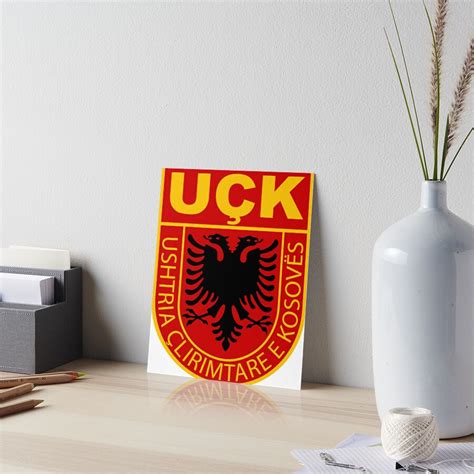 "Kosovar uqk uck army albanian t-shirt gift" Art Board Print for Sale ...