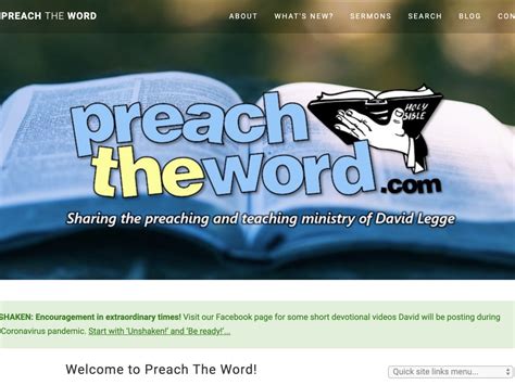 Preach the Word - For All Things Bible