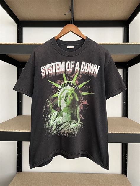 2005 System of a Down Mezmerize Tour Faded Black Unisex Tshirt S-5XL KH4841 - Walmart.com