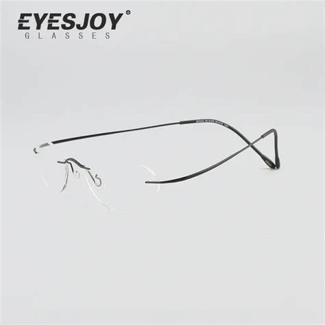 Silhouette Titanium Eyeglass Frames Eyewear Men Rimless Frames Round glasses Arts Silhoutte ...