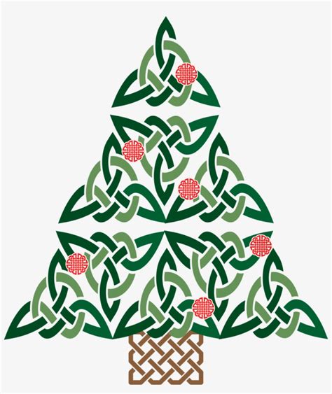 Flans Celtic Christmas Tree - Celtic Christmas Tree Transparent PNG ...