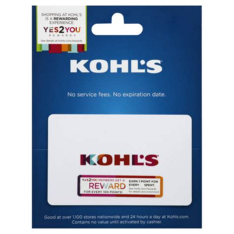 Kohl's Gift Card, $25