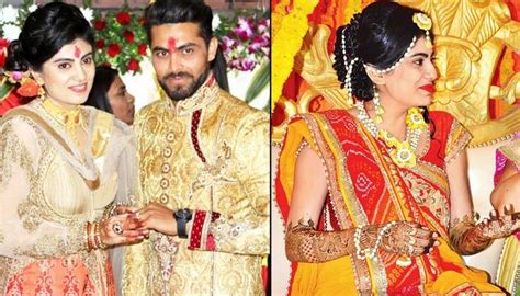 Cricketer Ravindra Jadeja And His FiancÃ©e Rivaba Solankiâ€™s Pre ...