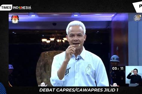 Debat Pilpres 2024, Ganjar Pranowo Janji akan Miskinkan Para Koruptor - TIMES Indonesia