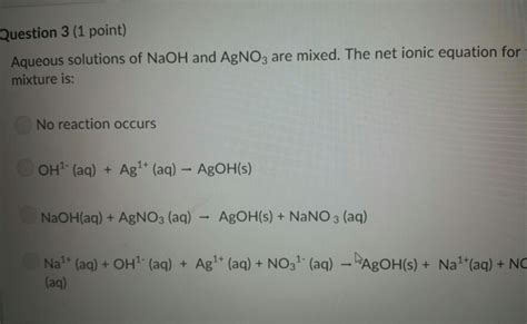 How To Balance Agno3 Naoh Nano3 Agoh Chemical Equation Agno3 Naoh Nano3 – Otosection