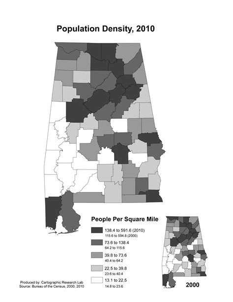 Alabama Maps - Demographics