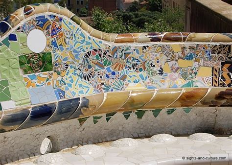 Barcelona Park Güell Mosaic