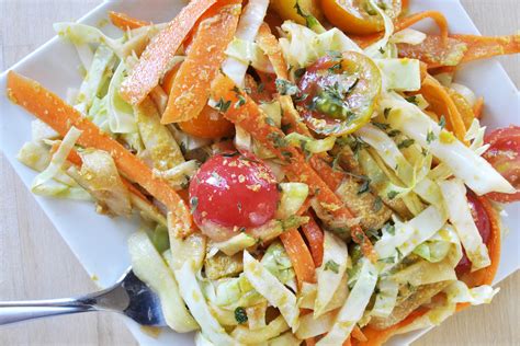 Easy Raw Vegan Summer Pasta - The Colorful Kitchen