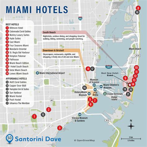 MIAMI HOTEL MAP - Best Areas, Neighborhoods, & Places to Stay