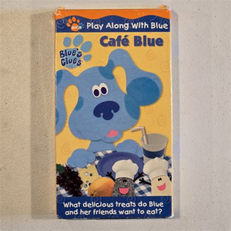 Blue's Clues - Cafe Blue VHS 2001 FAMILY CHILDREN'S NICKELODEON JR RARE ...