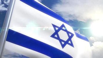 Israel Flag Stock Video Footage for Free Download