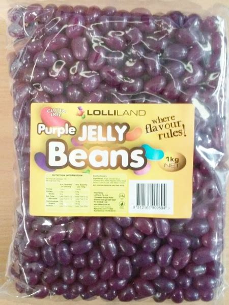 Purple Jelly Beans (1kg) - Bulk Jelly Beans - Shindigs.com.au